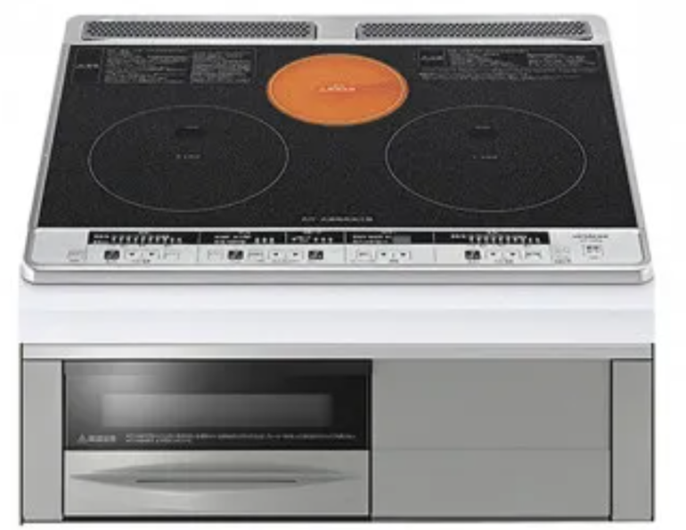 Bếp từ hồng ngoại âm 3 vùng nấu Mitsubishi CS-G321M