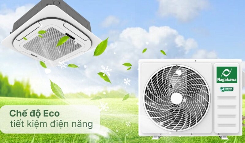 Điều hòa âm trần Nagakawa 28000 BTU 1 chiều NT-C2836 gas R-410A