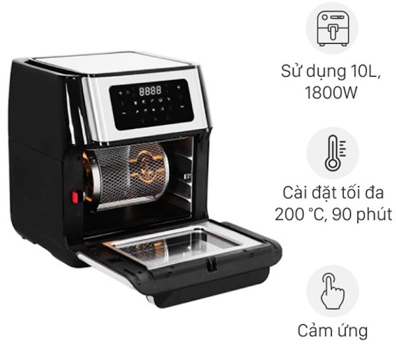 Nồi chiên không dầu Kalite Q10