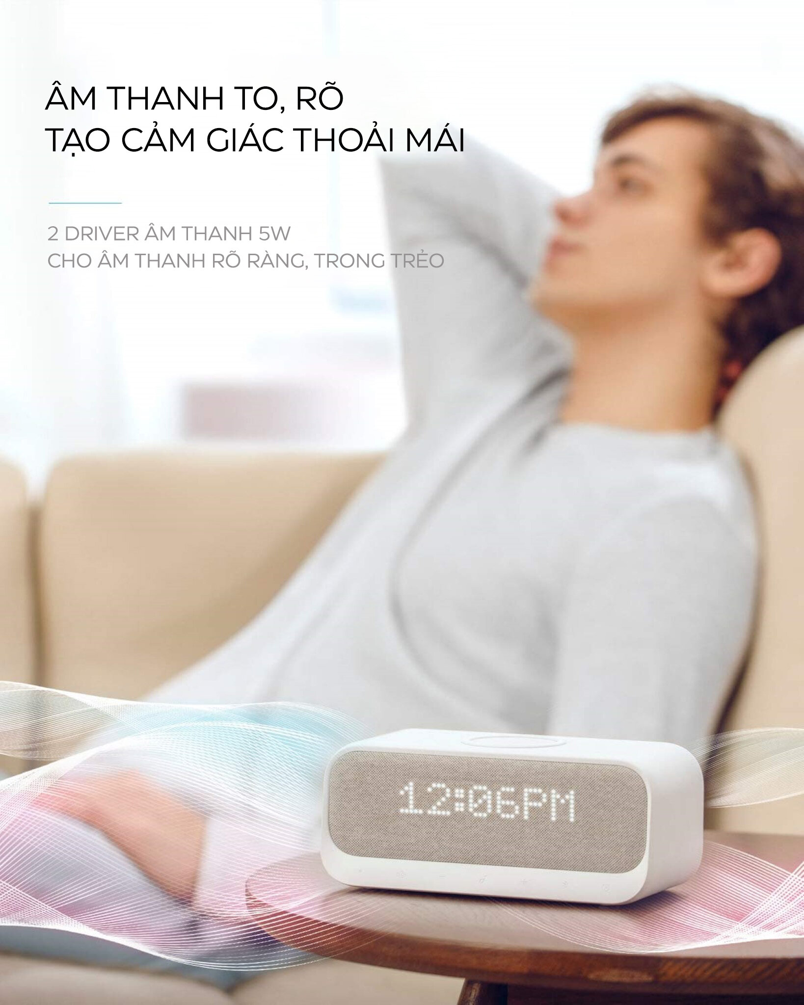 Loa không dây đa năng Anker Soundcore Wakey - A3300