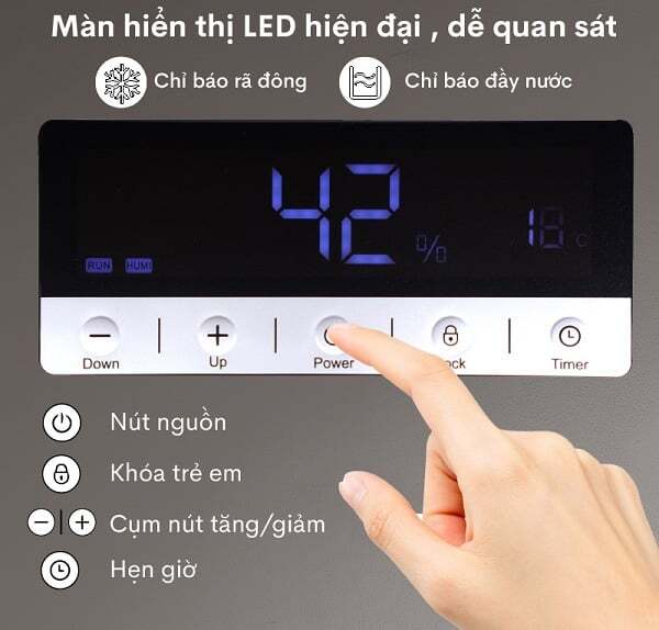 Bảng điều khiển điện tử màn hình LED Fujihaia DH150B