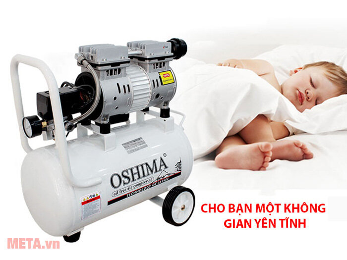 Máy nén khí không dầu Oshima 40 lít