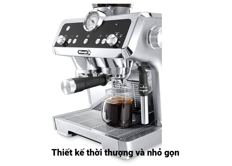 Máy pha cà phê Delonghi EC9335.M | Thiết kế thời thượng và nhỏ gọn