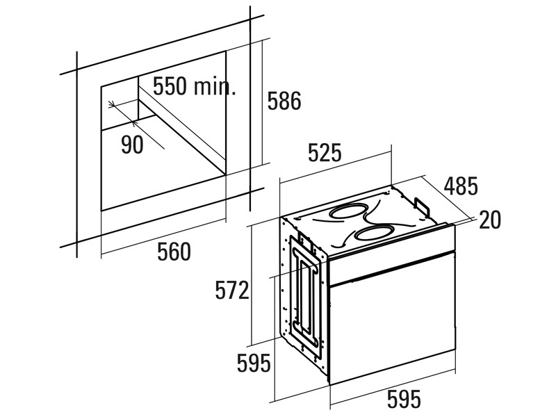 Lò nướng Cata HGR 110 AS BK Lò nướng Cata HGR 110 AS BK
