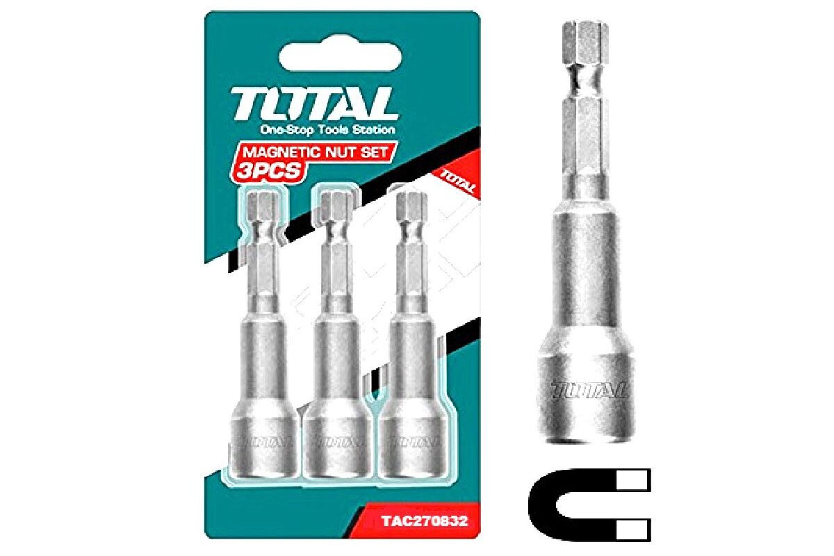 Bộ mũi vít bắn tôn 8mm Total TAC270832