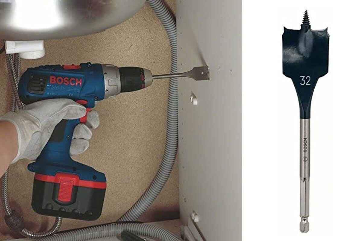 Mũi khoét gỗ đuôi cá 32x152mm Bosch 2608595498