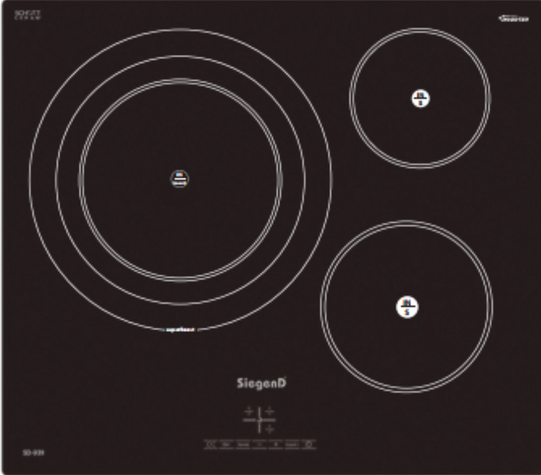 Bếp từ âm 3 vùng nấu SiegenD SD-939
