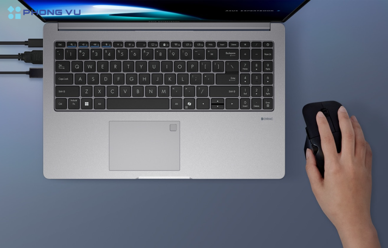 Laptop Asus ExpertBook P1 P1503CVA-I516-63WS thời lượng pin lâu dài 3 cell 50Wh