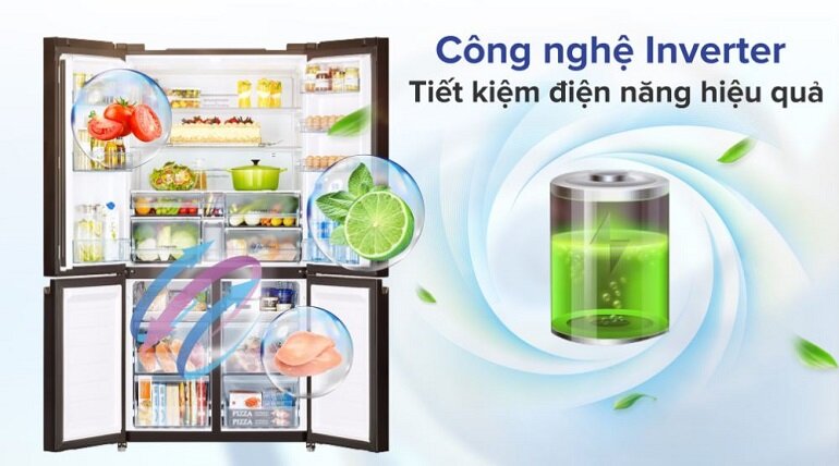 Tủ lạnh Hitachi Inverter 569 lít R-WB640PGV1