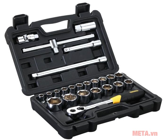 Bộ tuýp 24 chi tiết 1/2” Stanley STMT72795-8 Bộ tuýp 24 chi tiết 1/2” Stanley STMT72795-8