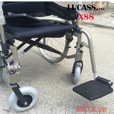 Xe lăn hợp kim nhôm Lucass X88 - có phanh