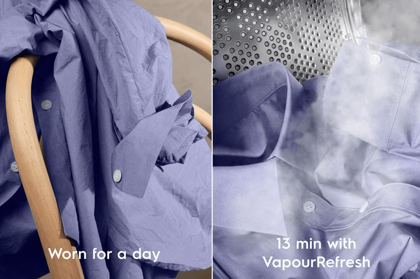 máy giặt lồng ngang Electrolux EWF1343R7WC giúp làm mới quần áo