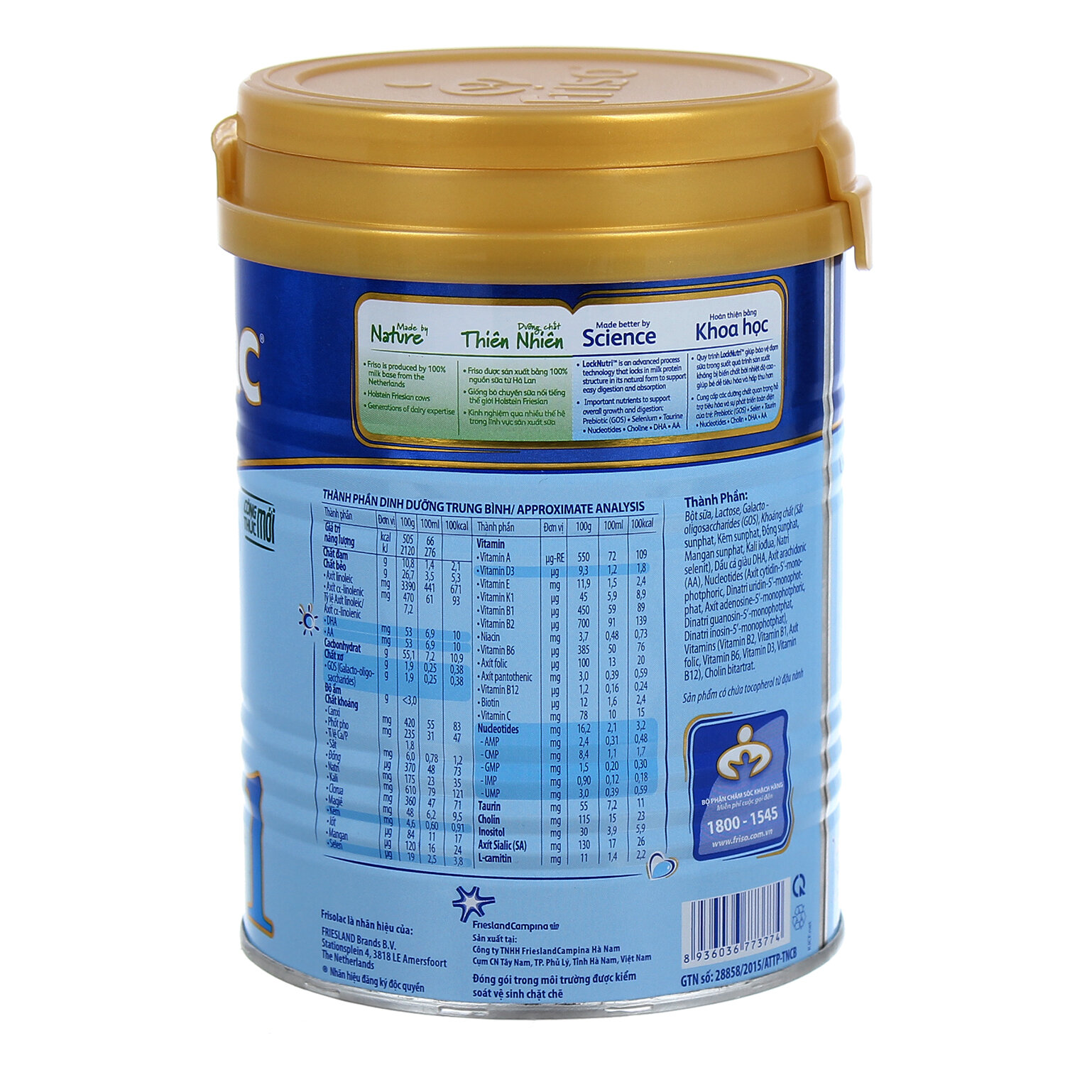  Sữa Frisolac Gold 1 400g (0 - 6 tháng)