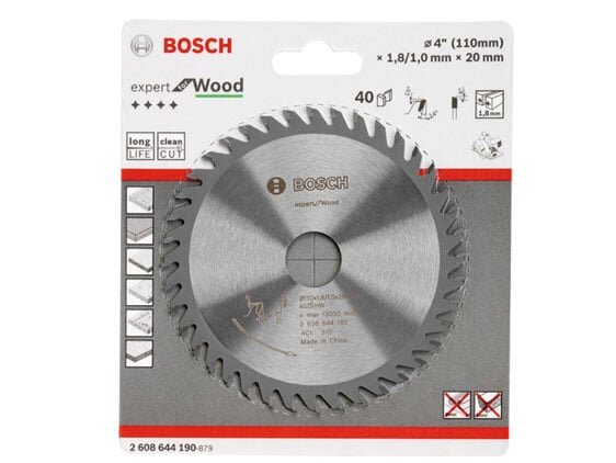 Lưỡi cưa gỗ Bosch 2608644190 (110 x T40) Lưỡi cưa gỗ Bosch 2608644190 (110 x T40)