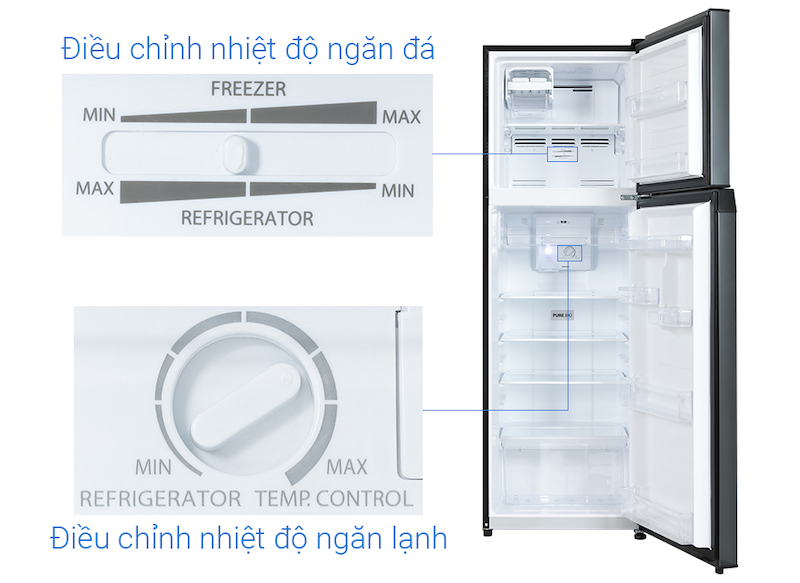 Tiện ích khác Tủ lạnh Toshiba Inverter 253 lít GR-RT329WE-PMV(52) (Ảnh: dienmayxanh).