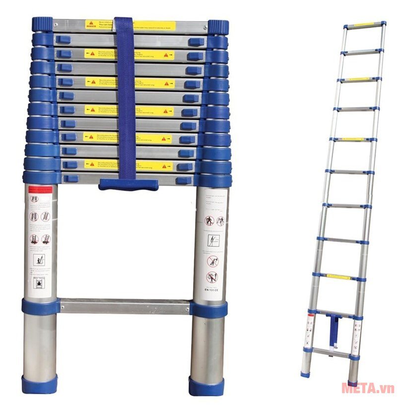 Thang nhôm rút Sumika SK 380 blue