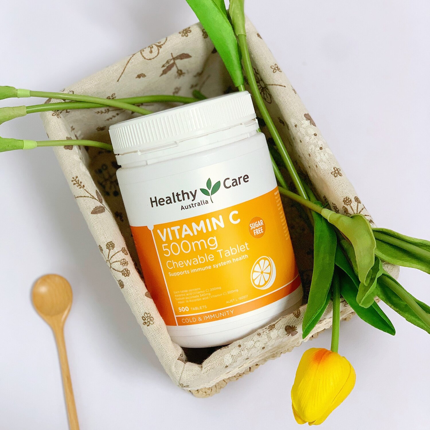 Viên ngậm Vitamin C Healthy Care 500 viên