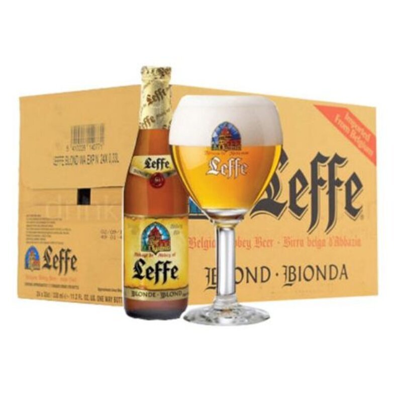 Bia Leffe vàng 6.6% - chai 330ml