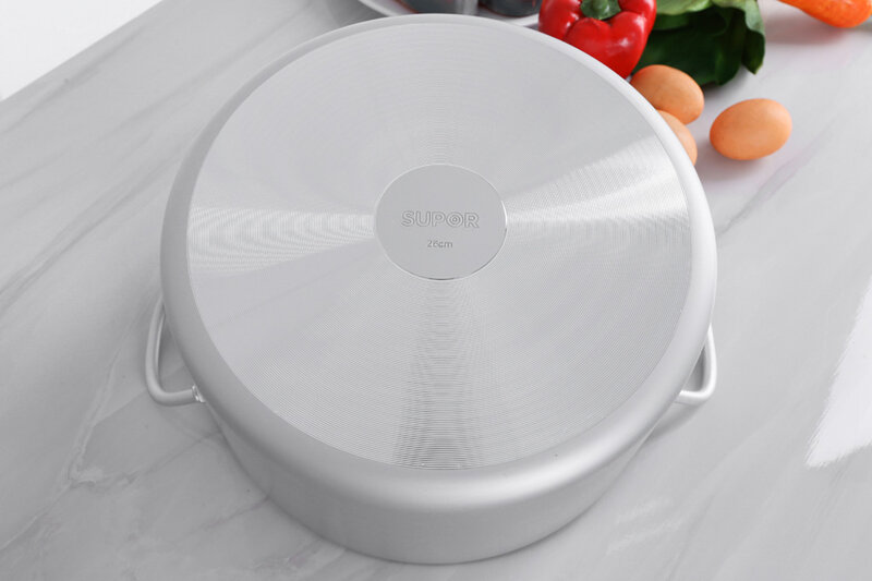 Nồi nhôm oxy hóa mềm 26 cm Supor HT08008-4 Nồi nhôm oxy hóa mềm 26 cm Supor HT08008-4