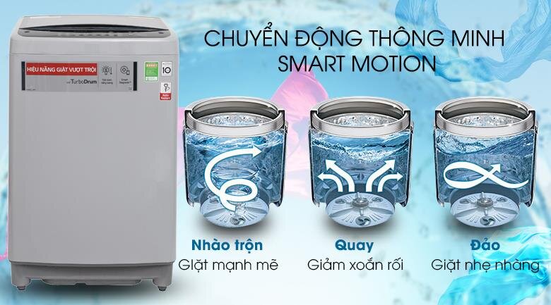 Máy giặt 9.5Kg LG T2395VS2M Smart Inverter