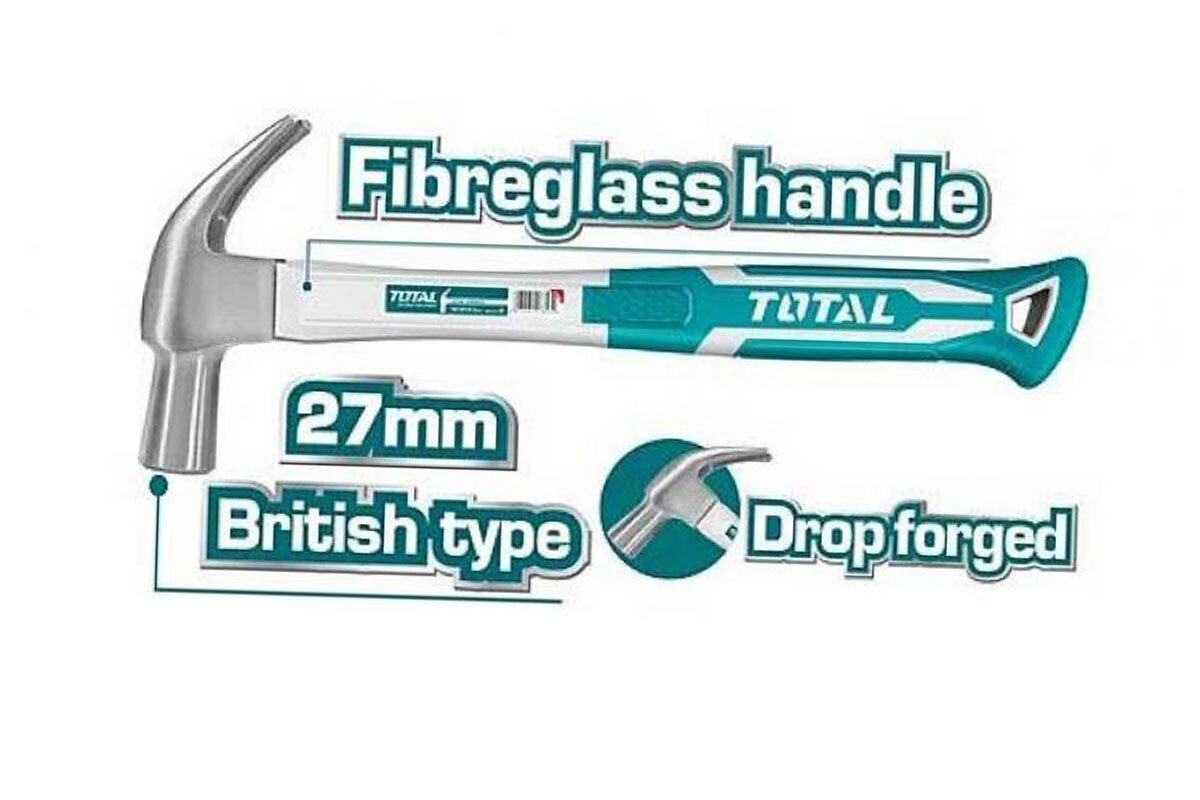 Búa nhổ đinh 560g Total THT7143206