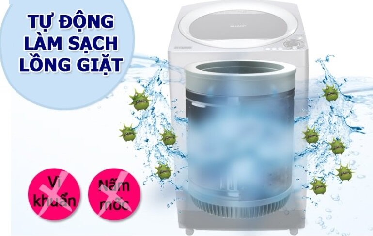 Máy giặt Sharp ES-W78GV - 7.8 kg