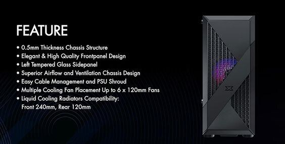 Vỏ case Xigmatek Infinity 1F (Ảnh 3)