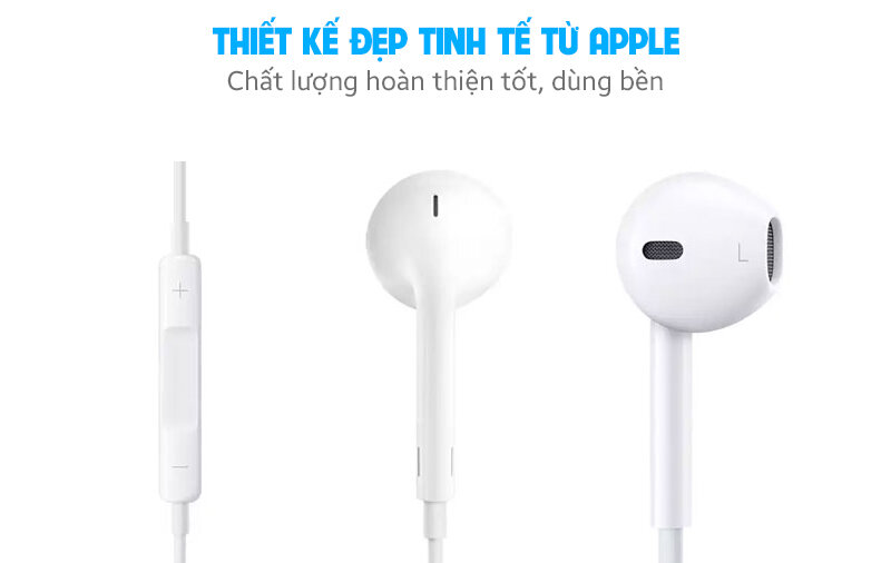 Tai nghe nhét trong cổng Lightning EarPods Apple MMTN2
