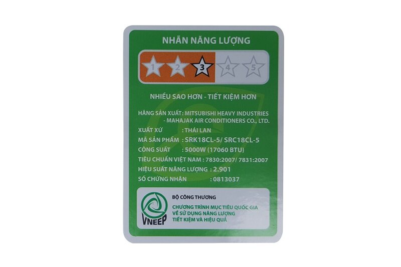 Điều Hòa Mitsubishi 18000 BTU 1 Chiều SRK/SRC18CL tiết kiệm điện