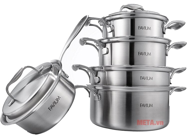 Bộ 5 nồi inox PoongNyun PNSPP (10 món)