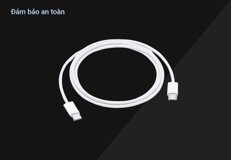 Cáp Sạc APPLE USB-C CHARGE (1M)-ITS (MUF72ZA/A) | Đảm bảo an toàn