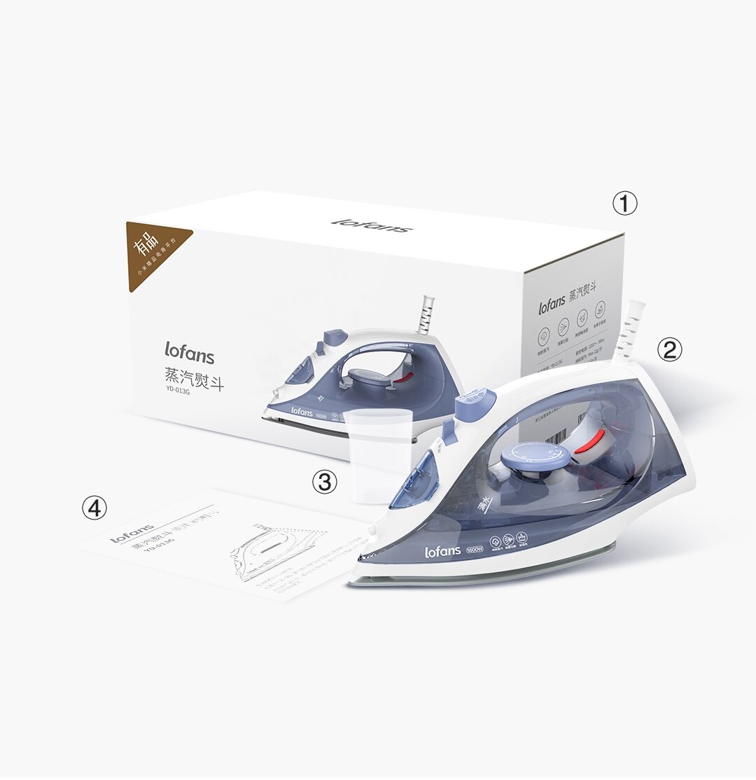 Bàn là hơi nước Lofans YD-013G, 1600W,... Bàn là hơi nước Lofans YD-013G, 1600W,...