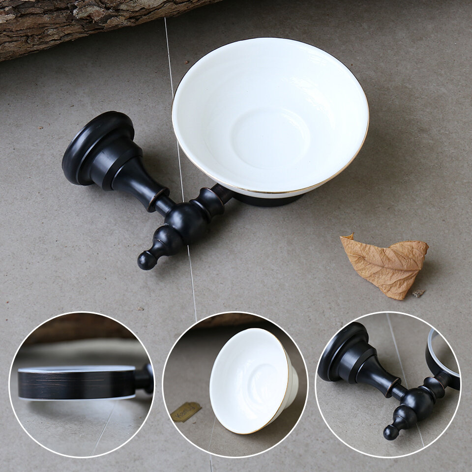 Giá để xà phòng bằng đồng Kanly GCK04B