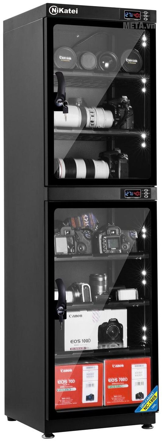 Tủ chống ẩm cao cấp Nikatei NC-180S (180 lít) Tủ chống ẩm cao cấp Nikatei NC-180S (180 lít)