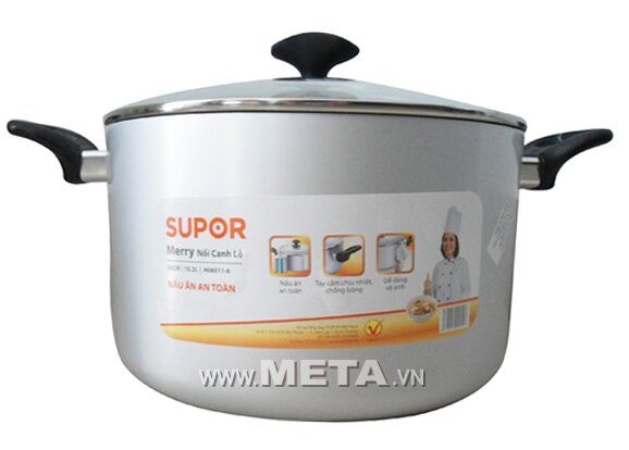 Nồi canh hợp kim nhôm SOUPER H06011-3 (24 cm) Nồi canh hợp kim nhôm SOUPER H06011-3 (24 cm)