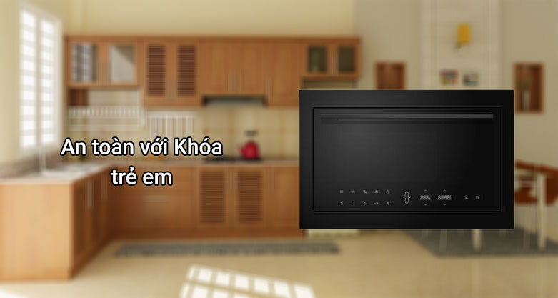 Lò nướng kết hợp vi sóng âm tủ Hafele 28 Lít HMO - 6T28A, Series 600 | An toàn với khóa trẻ em