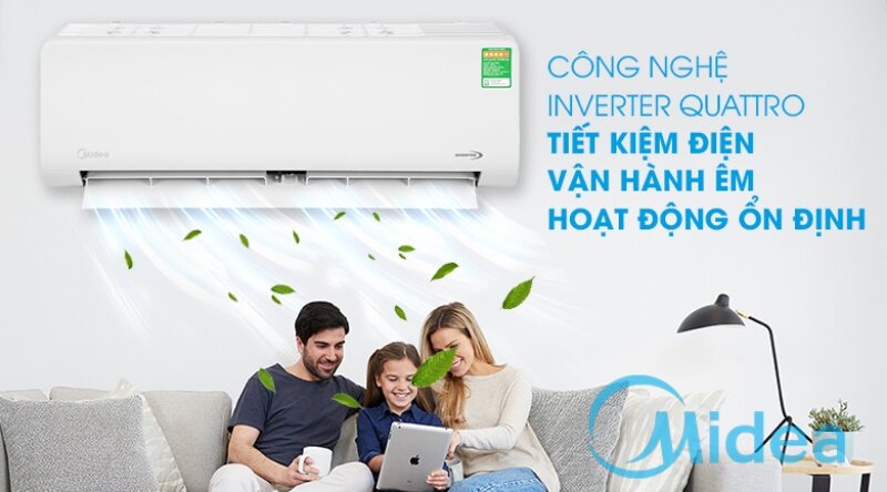 Điều hòa Midea Inverter 18000 BTU MSAGII-18CRDN8