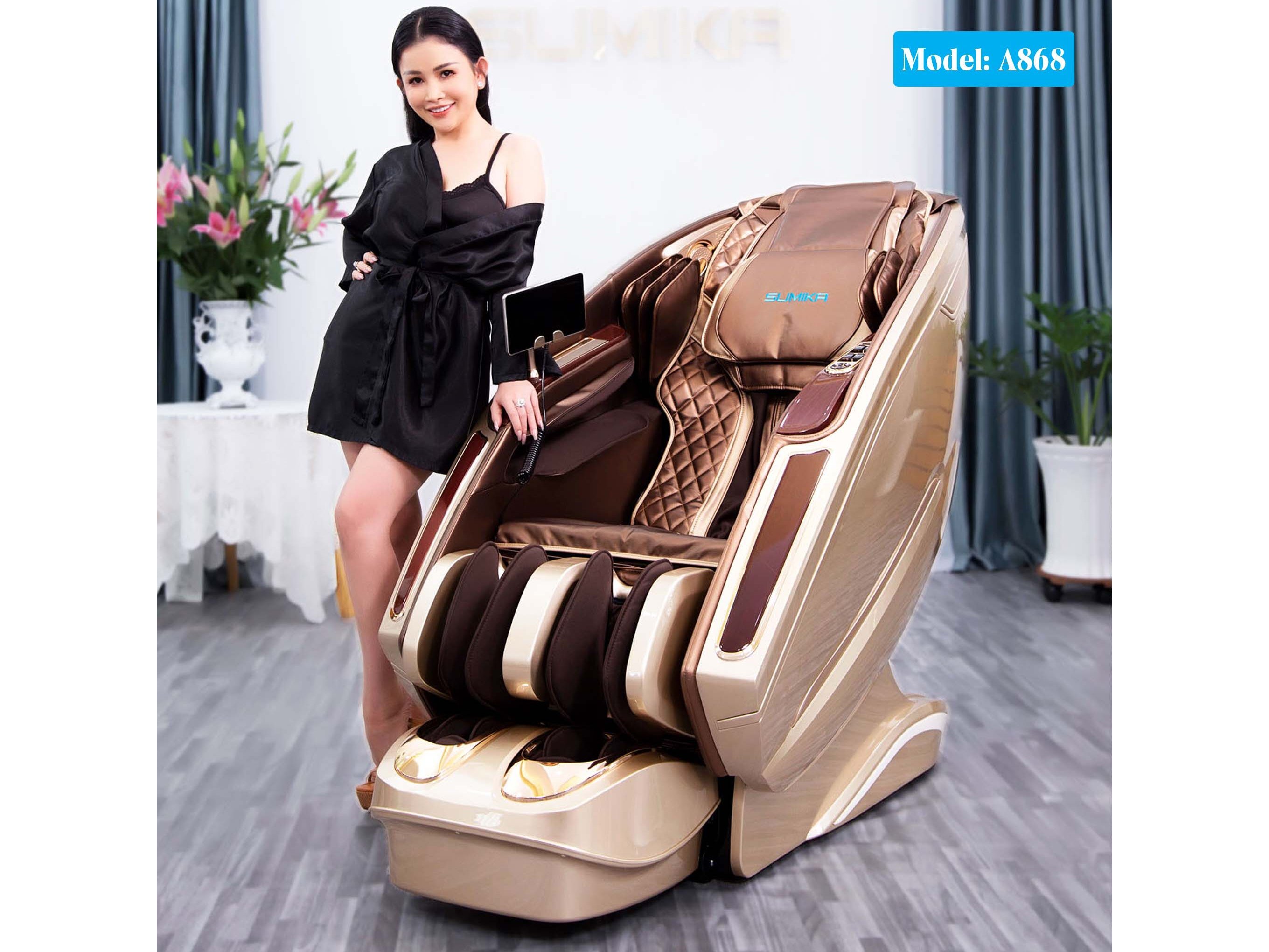 Gghế massage thư giãn toàn thân Sumika A868 (Gold)