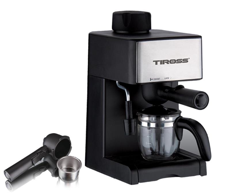 Máy pha cà phê Espresso Tiross TS-621 Máy pha cà phê Espresso Tiross TS-621