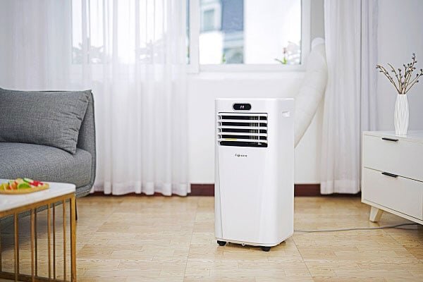 điều hòa di động thông minh FujiHome PAC09 sở hữu thiết kế hiện đại