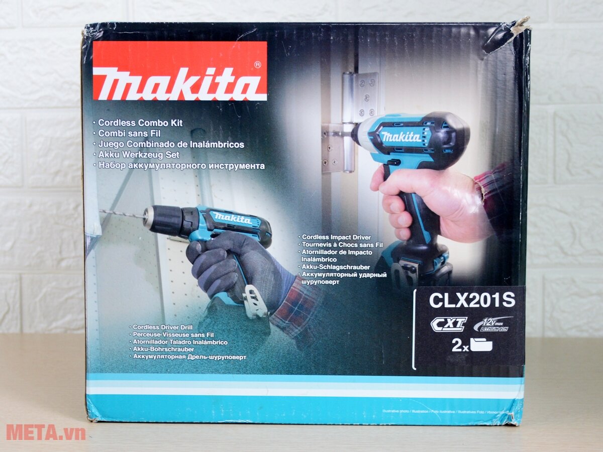 Bộ máy bắt vít chạy pin Makita CLX201S