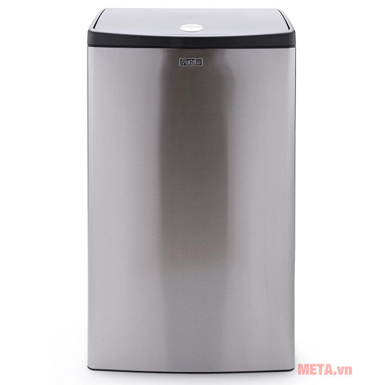 Thùng rác inox nhấn vuông lớn Fitis Mega STL2-901 - 40 lít