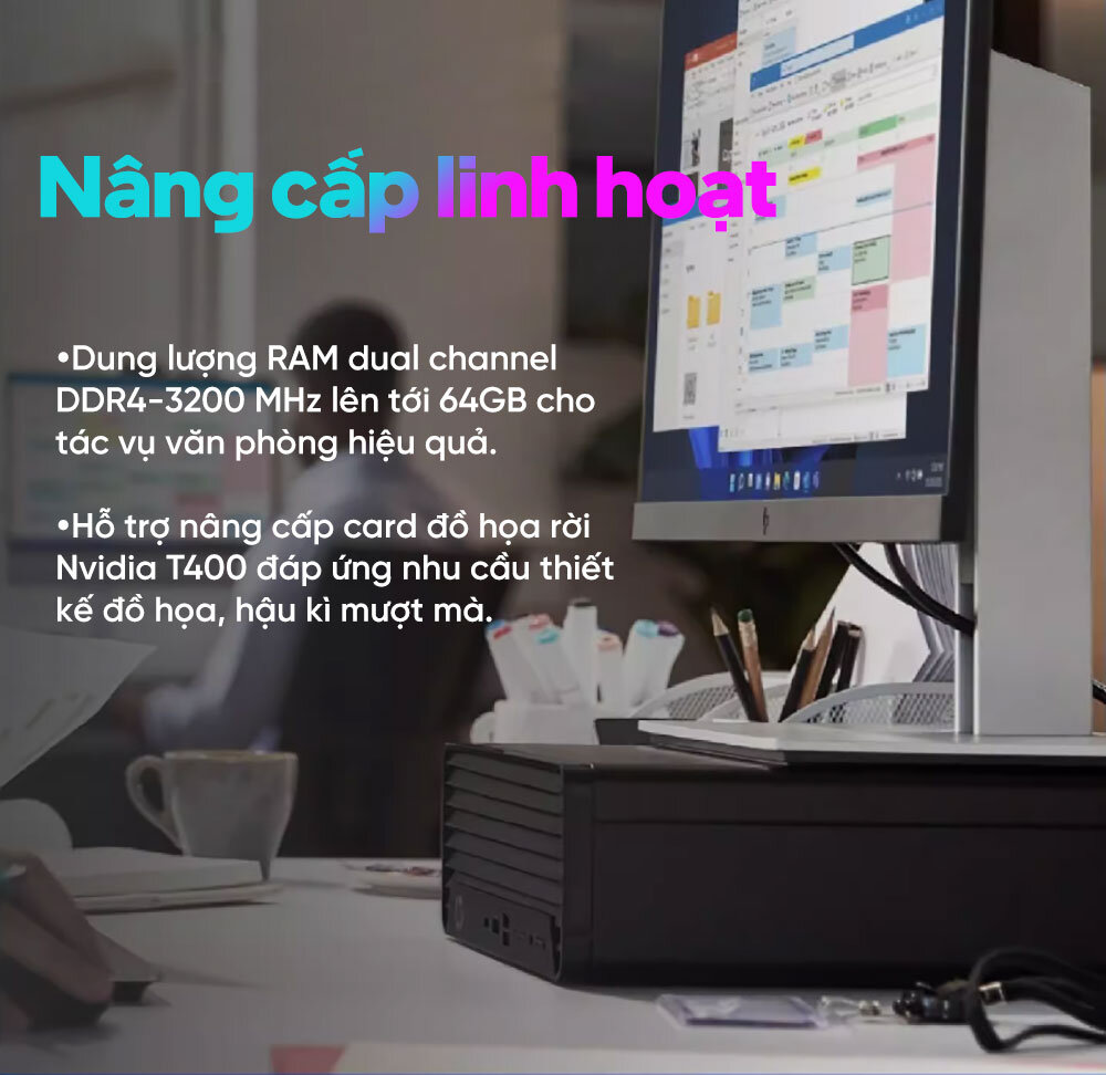 khả năng nâng cấp của PC HP Pro SFF 400 G9 8U8H6PA 