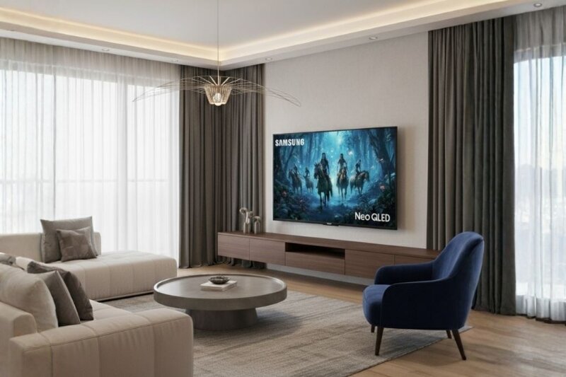 Smart Tivi Samsung Neo QLED 4K 55 Inch QA55QN80F