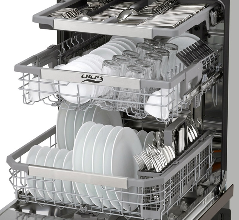 Máy rửa bát độc lập 15 bộ Chefs EH-DW401D áp dụng công nghệ hiện đại