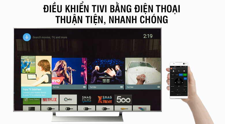 Android Tivi Sony 65 inch KD-65X9000E/S Android Tivi Sony 65 inch KD-65X9000E/S