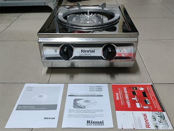 Ảnh thực tế bếp gas bán công nghiệp Rinnai RTL-35KS