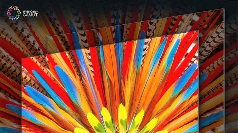 TV TCL 55P745 trang bị công nghệ dải màu WCG TV TCL 55P745 trang bị công nghệ dải màu WCG