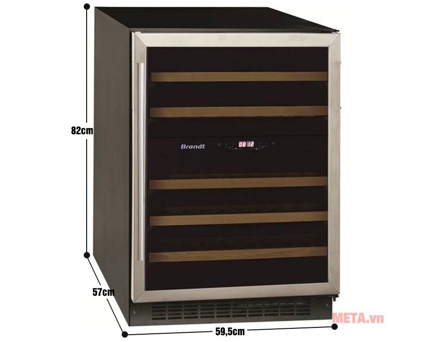 Tủ rượu Brandt CAV80X - 46 chai