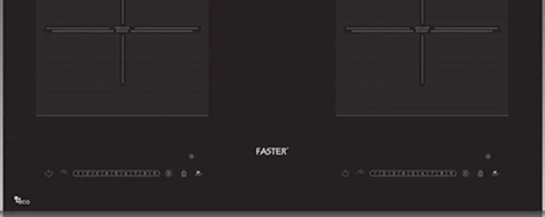 Bếp từ âm 2 vùng nấu Faster FS 782I Plus có thiết kế lắp đặt âm gọn gàng